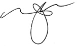 Signature of Margaret Anderson