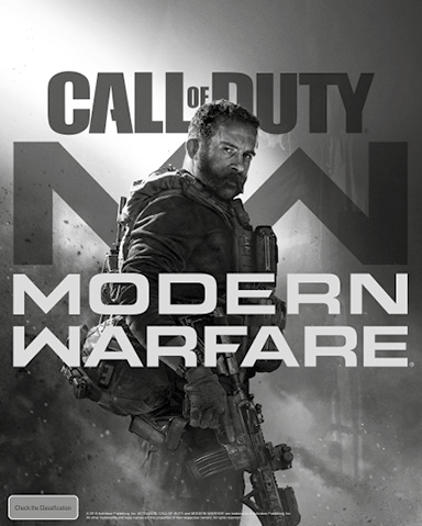 Call of Duty Modern warfare computer game poster