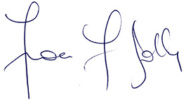 Signature of Fiona Jolly