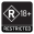 Classification marking - Restricted R18+ (Square)