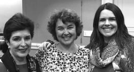 Joan Graves, Margaret Anderson, and Kelly McMahon at International Classifiers' Conference