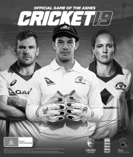 Cover of Official game of the ashes – Cricket 19
