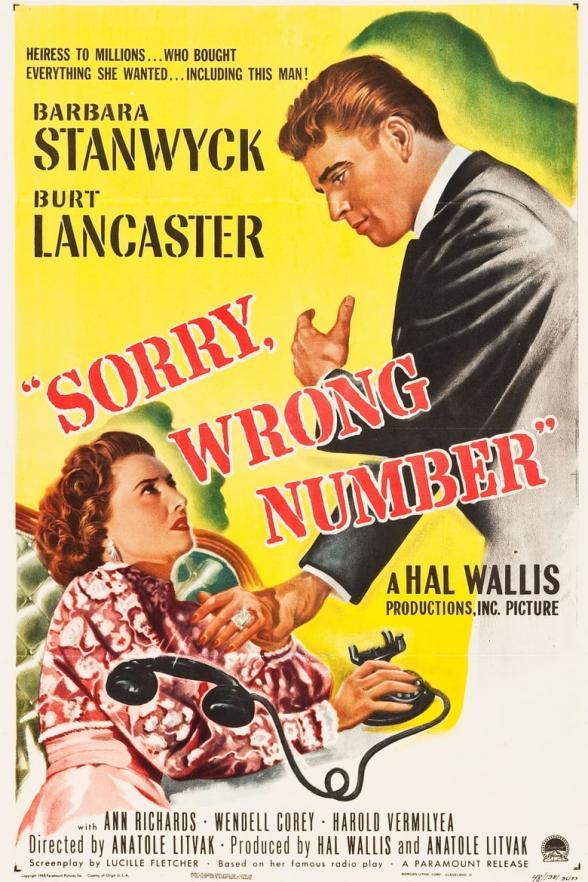 Poster image for SORRY, WRONG NUMBER