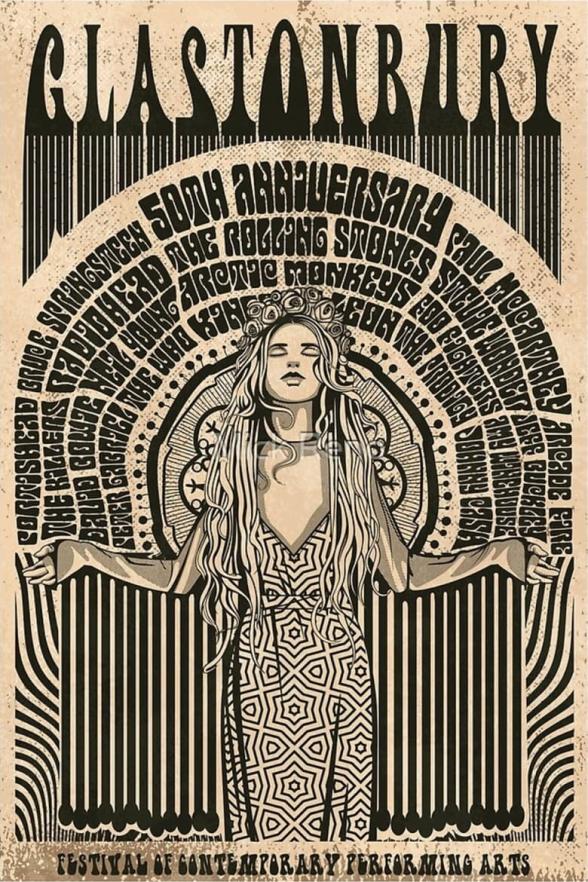 Poster image for Glastonbury: 50 Years and Counting