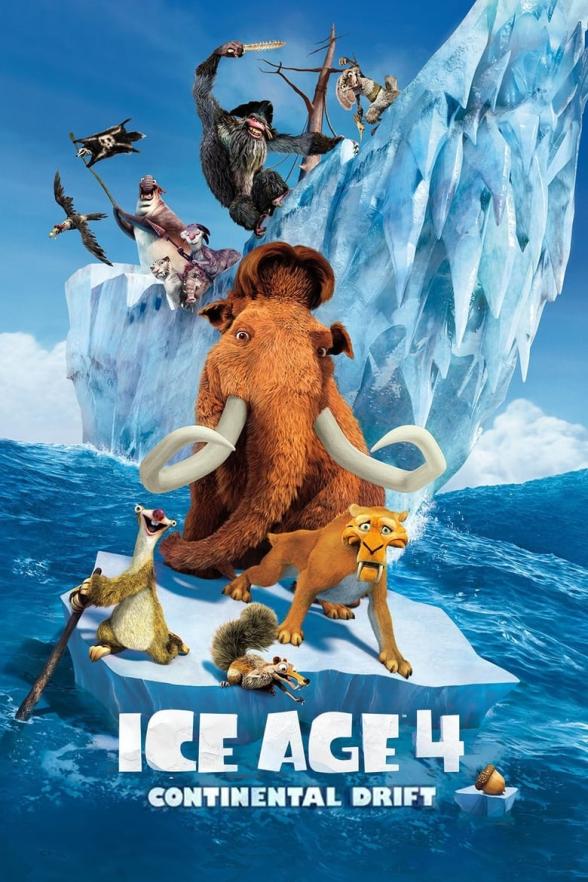 Poster image for ICE AGE 4: CONTINENTAL DRIFT BLU-RAY 2012